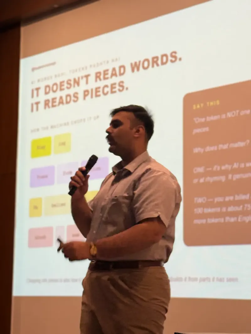Quantify AI literacy session for school students